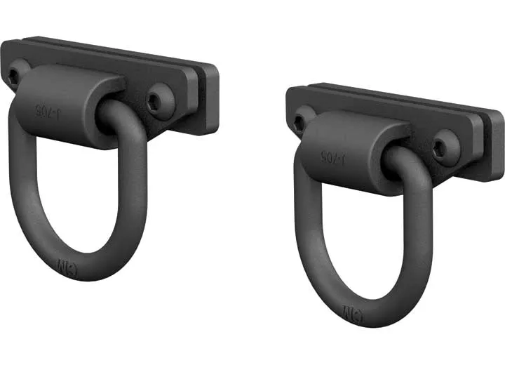 Aries Bolt-On Anti-Rattle D-Rings 9,000 Lbs, 2-Pack• 2081300