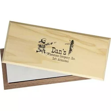 Arkansas Soft Whetstone Sharpener with Wood Box