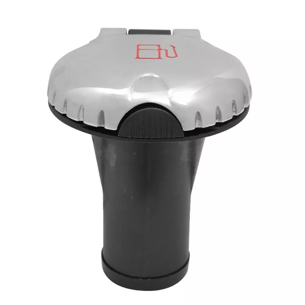 Attwood Deck Fill f/Carbon Canister System – Straight BodyScalloped Stainless Steel Cap