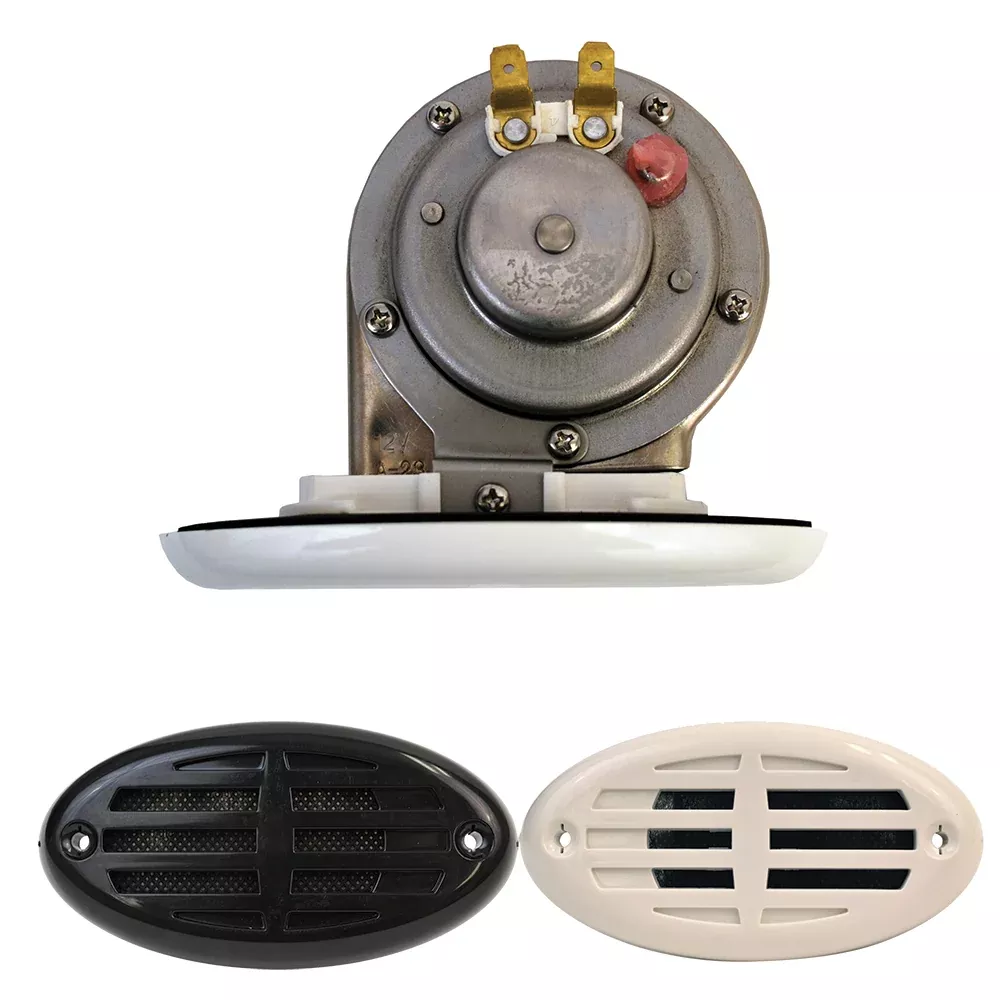 Attwood Drop-In Hidden Horn w/ Black and White Covers - 11478-7