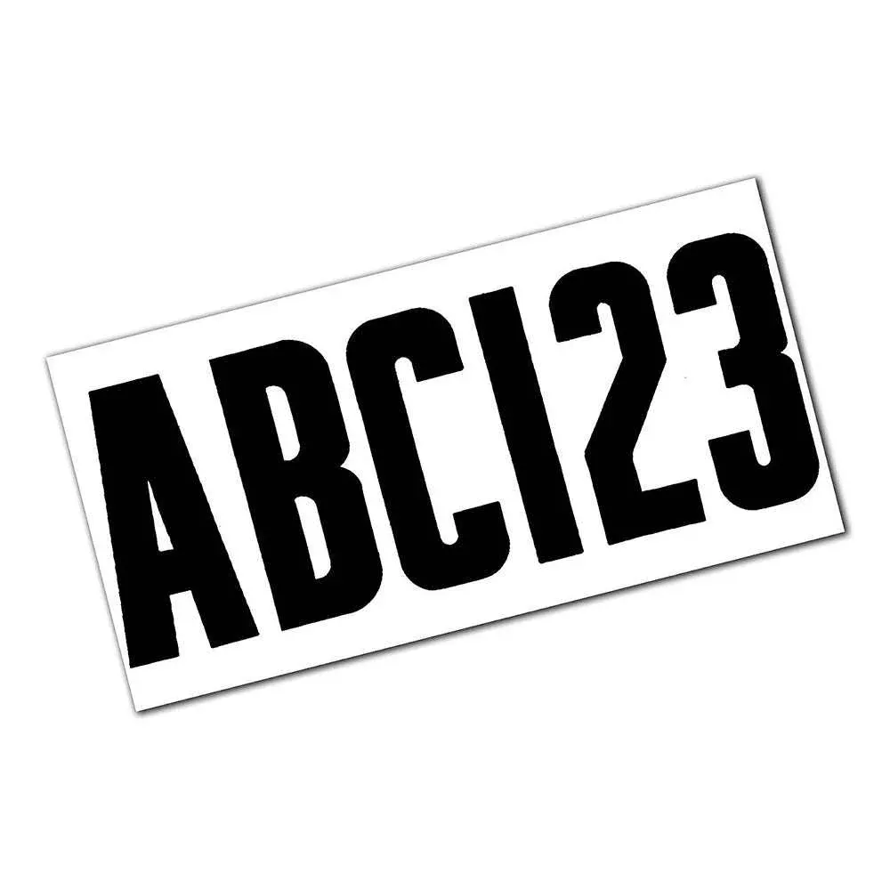 Attwood Letter & Number Kit - Black - 14142-7