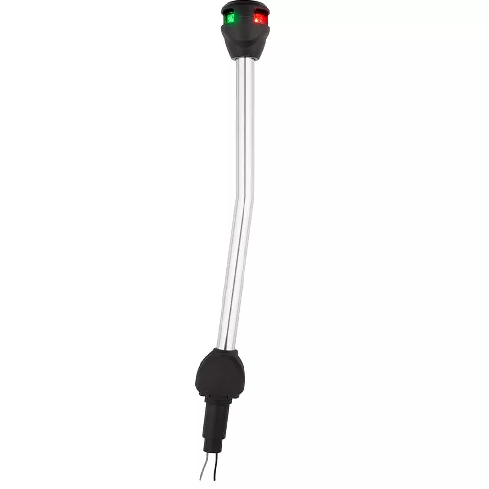Attwood LightArmor Bi-Color Navigation Pole Light – Angled – 14″