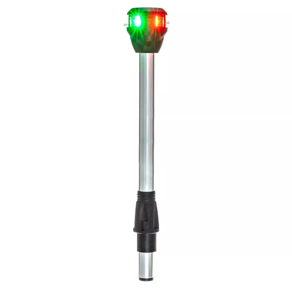 Attwood LightArmor Bi-Color Navigation Pole Light w/Task Light - Straight - 10"