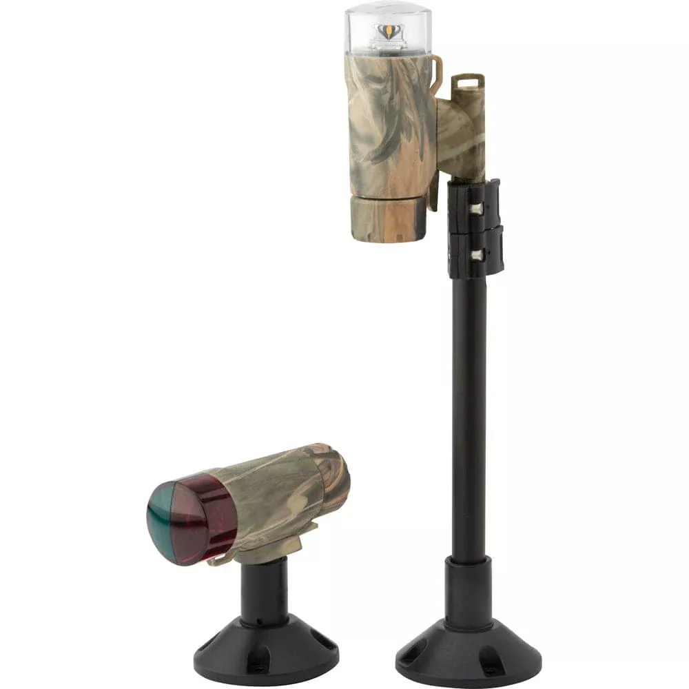 Attwood PaddleSport Portable Navigation Light Kit – Screw Down or Adhesive Pad – RealTree Max-4 Camo