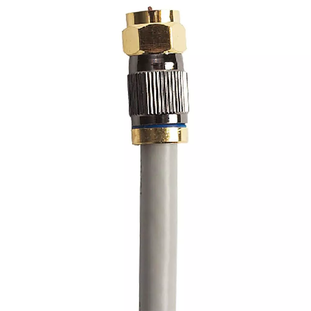 Audiovox RG6 Digital Quadshield Coax Cable - 50'