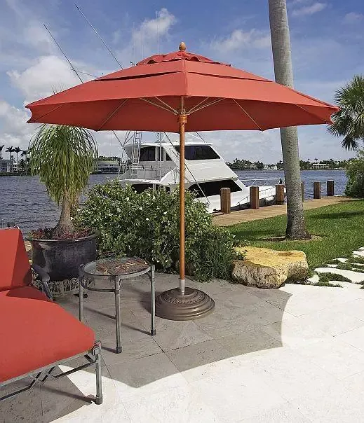 Augusta Commercial Umbrella - 11ft with Fiberglass Ribs