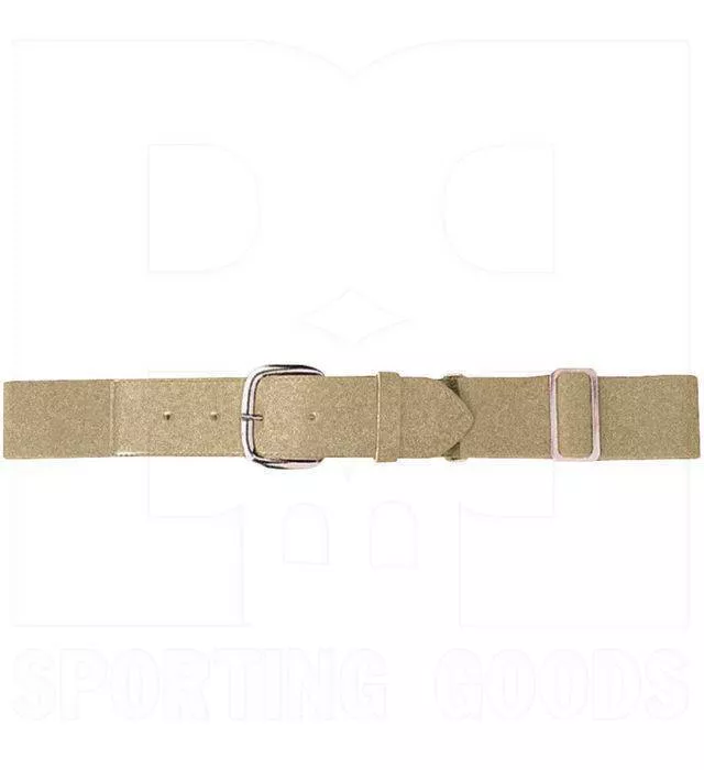 Augusta Elastic Baseball Belt w/ Vinyl Tabs & Slider Vegas Gold