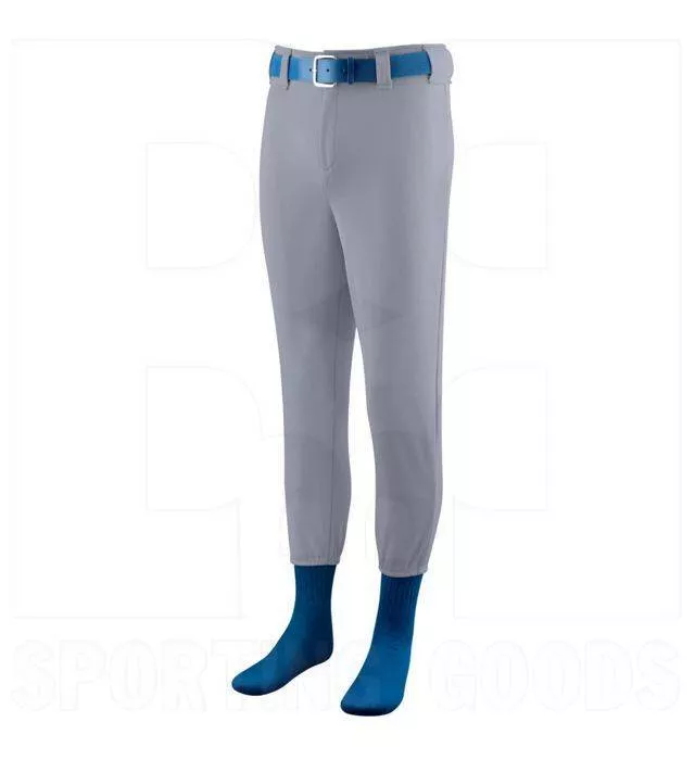 Augusta Softball/Baseball Pant with Elastic Cuffs Blue Grey