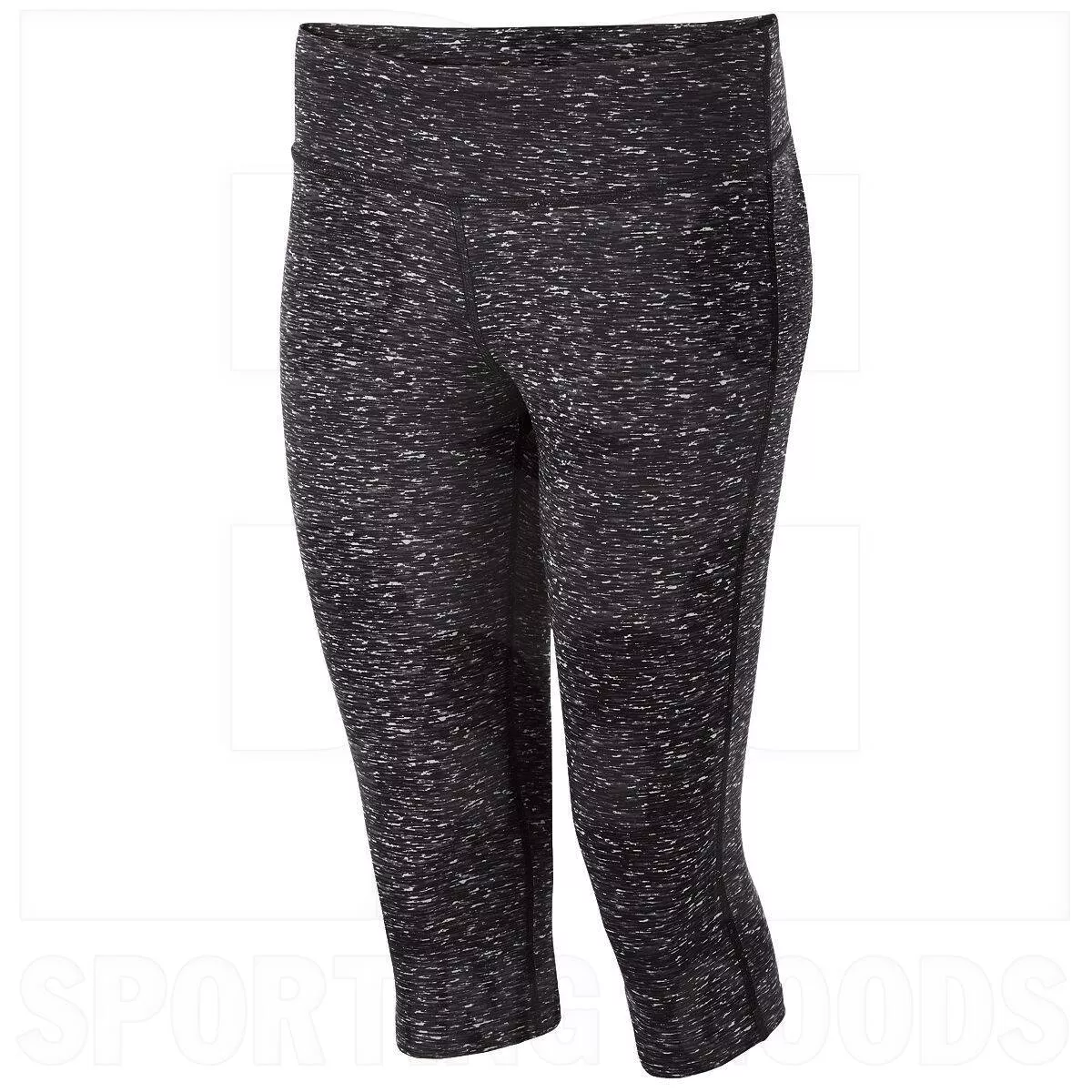 Augusta Sports Ladies Hyperform Compression Capri Black Space Dye