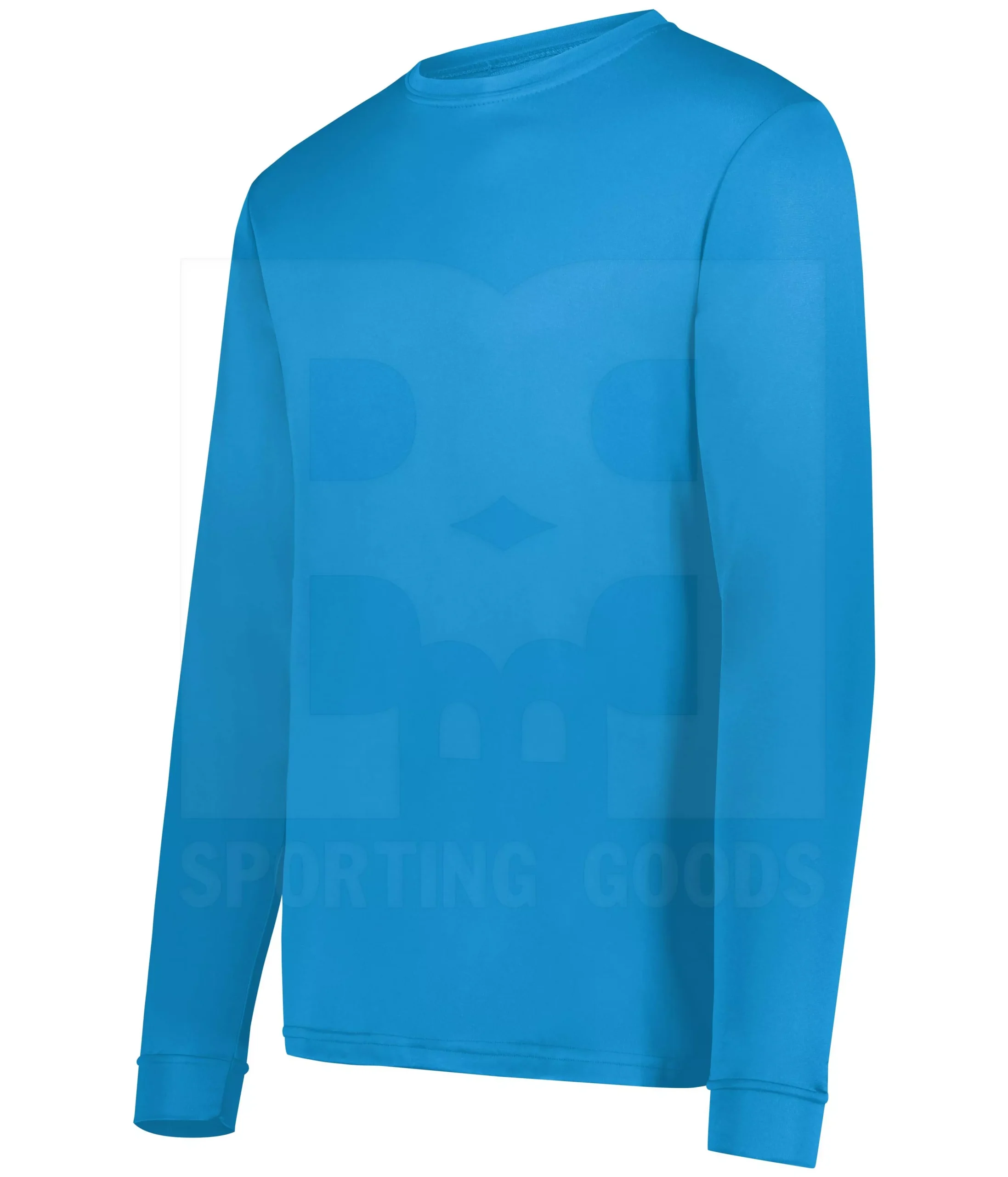 Augusta Sportswear Nexgen Wicking Long Sleeve Shirt Neon Blue