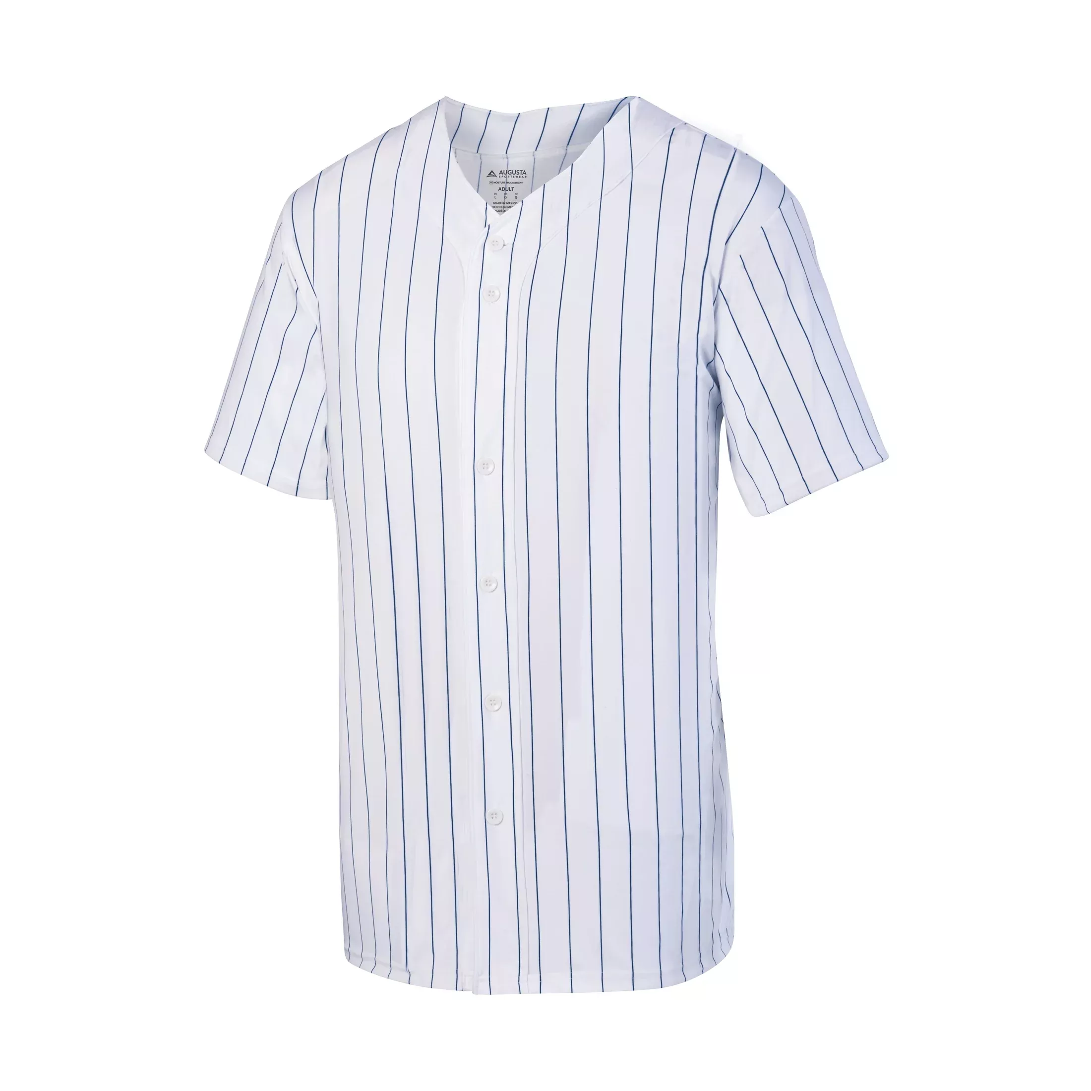 Augusta Sportswear Youth Pinstripe Full-button Jersey