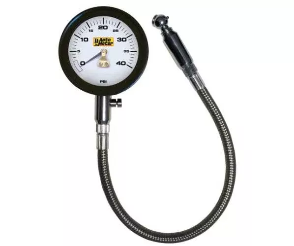 Auto Meter Analog Tire Press Gauge, 40 PSI• 2162