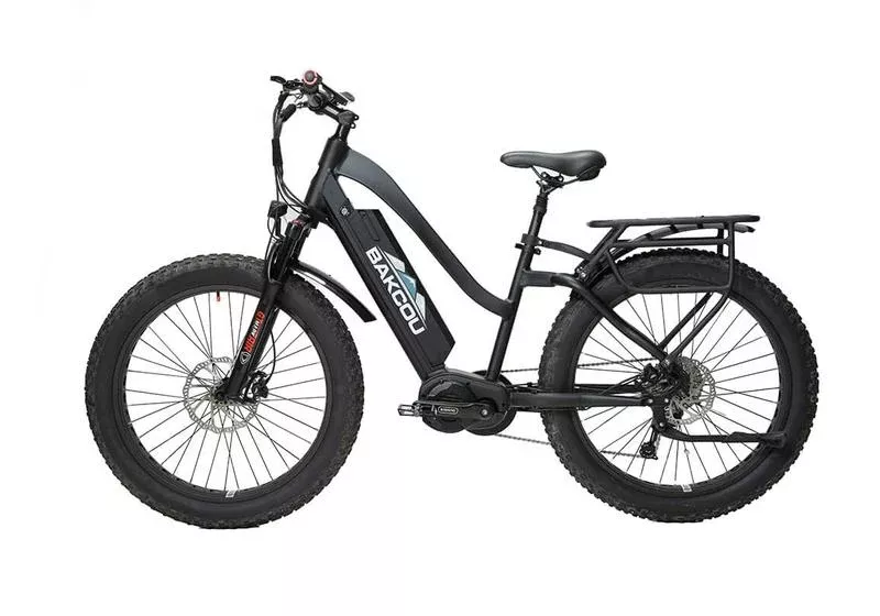 Bakcou E Bikes Mule Step-Through (ST) 24" Tires Full Suspension Electric Bikes