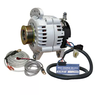 Balmar 120A Saddle Mount Alternator Kit, K6 Pulley