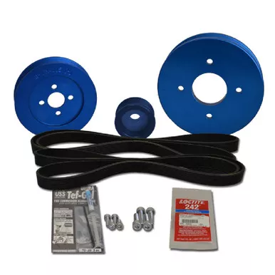 Balmar Serpentine Pulley Kit for Yanmar 2GM20, 3GM30