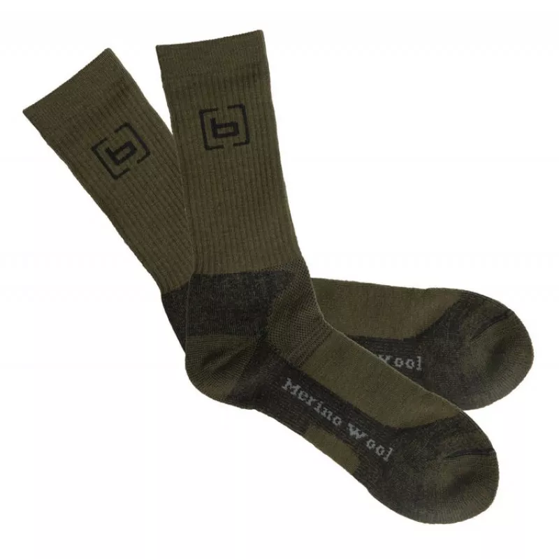 BANDED Base Midweight Calf Length Merino Wool Sock