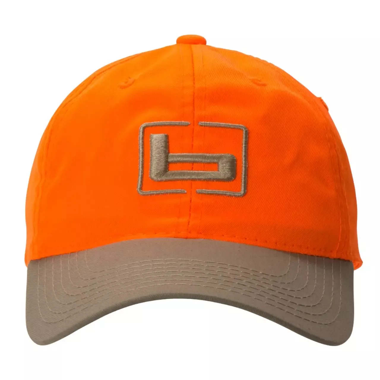 Banded Upland Cotton Cap-Blaze/Tan