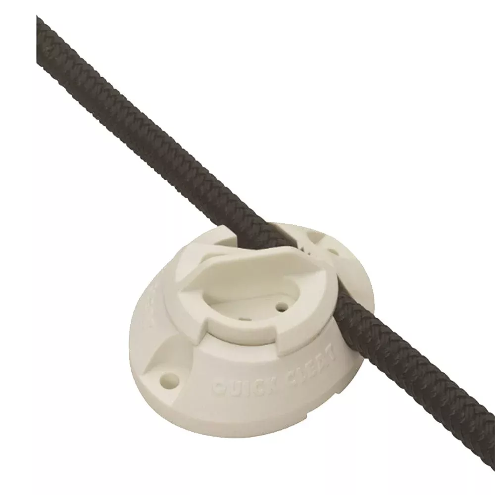 Barton Marine Quick Cleat – White