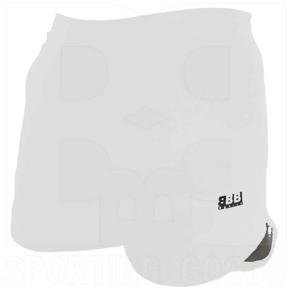BBB Sports 5" Mid-Rise Track Short with Pockets & Brief White