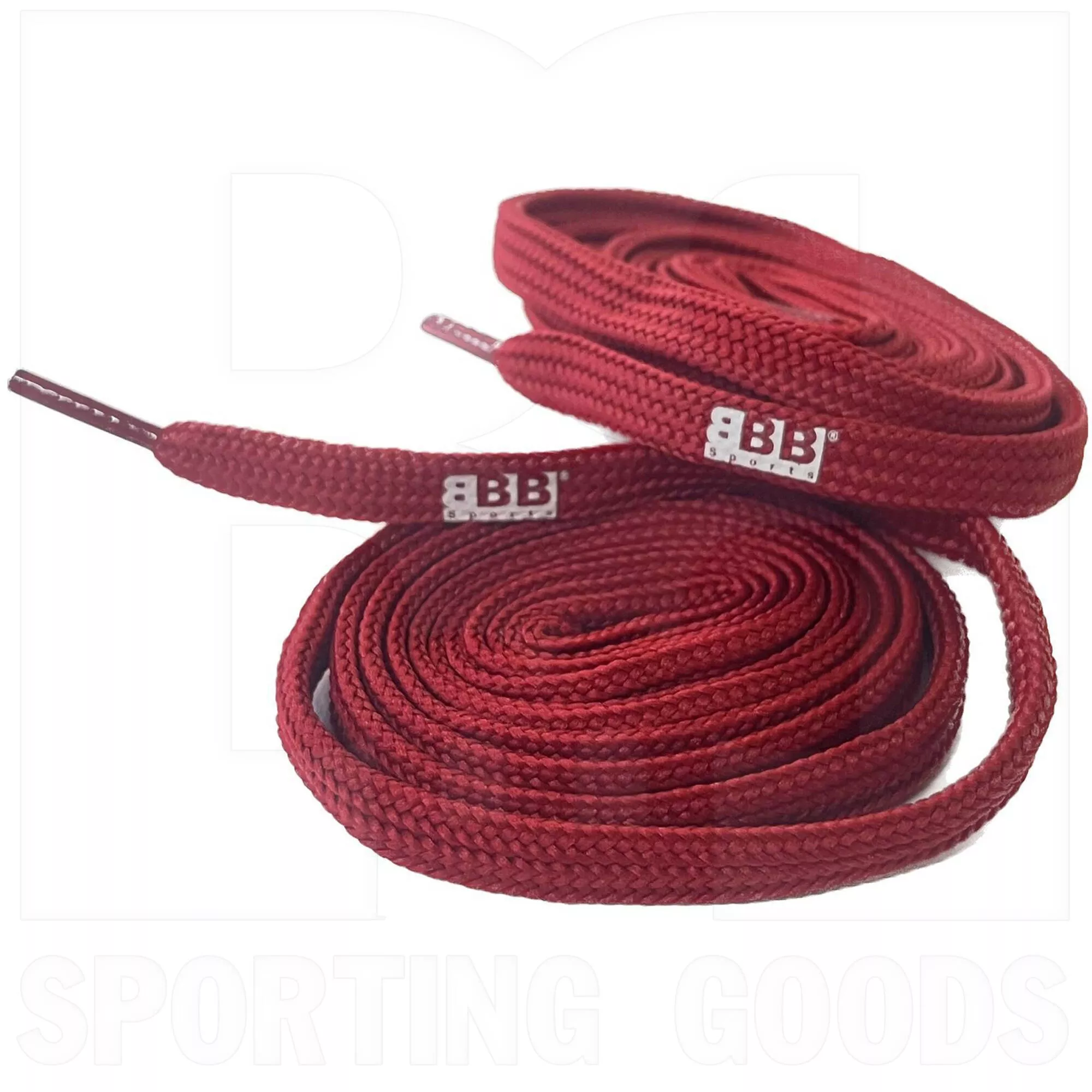 BBB Sports 51” Athletic Shoelaces Pair Scarlet Red