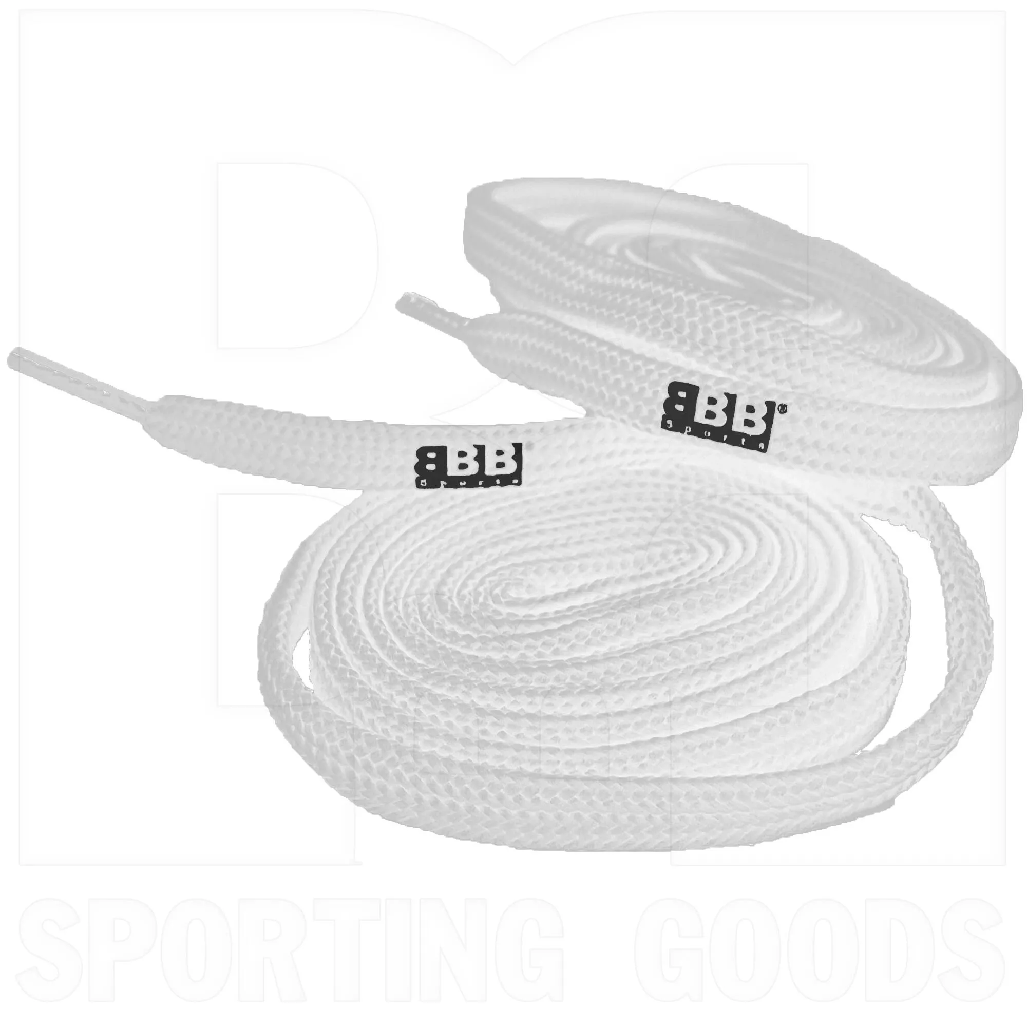 BBB Sports 51” Athletic Shoelaces Pair White