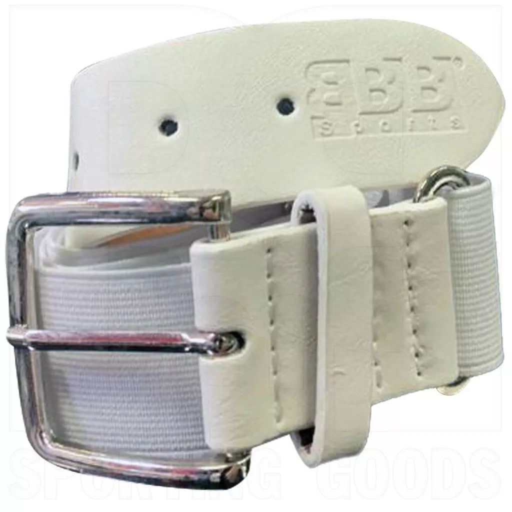 BBB Sports Athletic Performance Adjustable Elastic Belt White
