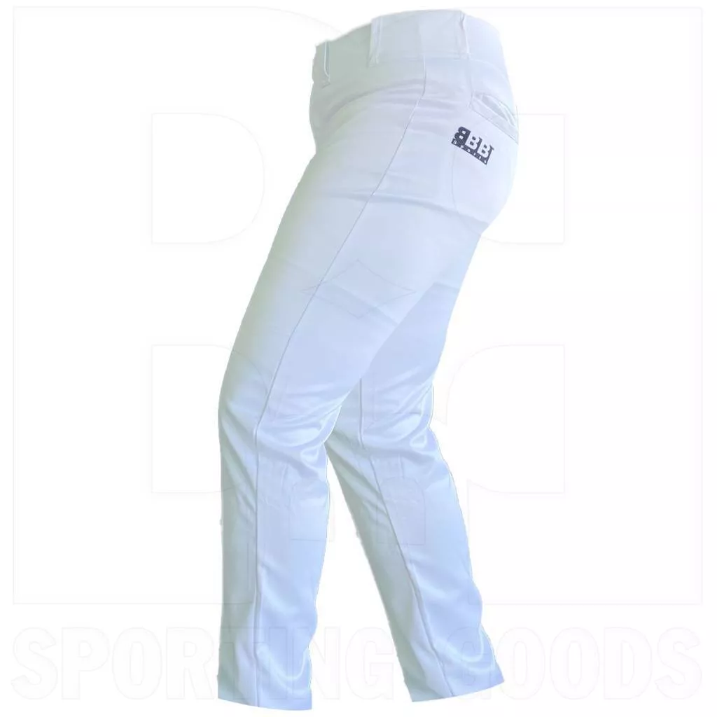 BBB Sports Baseball Softball Tapered Bottom Long Pant White