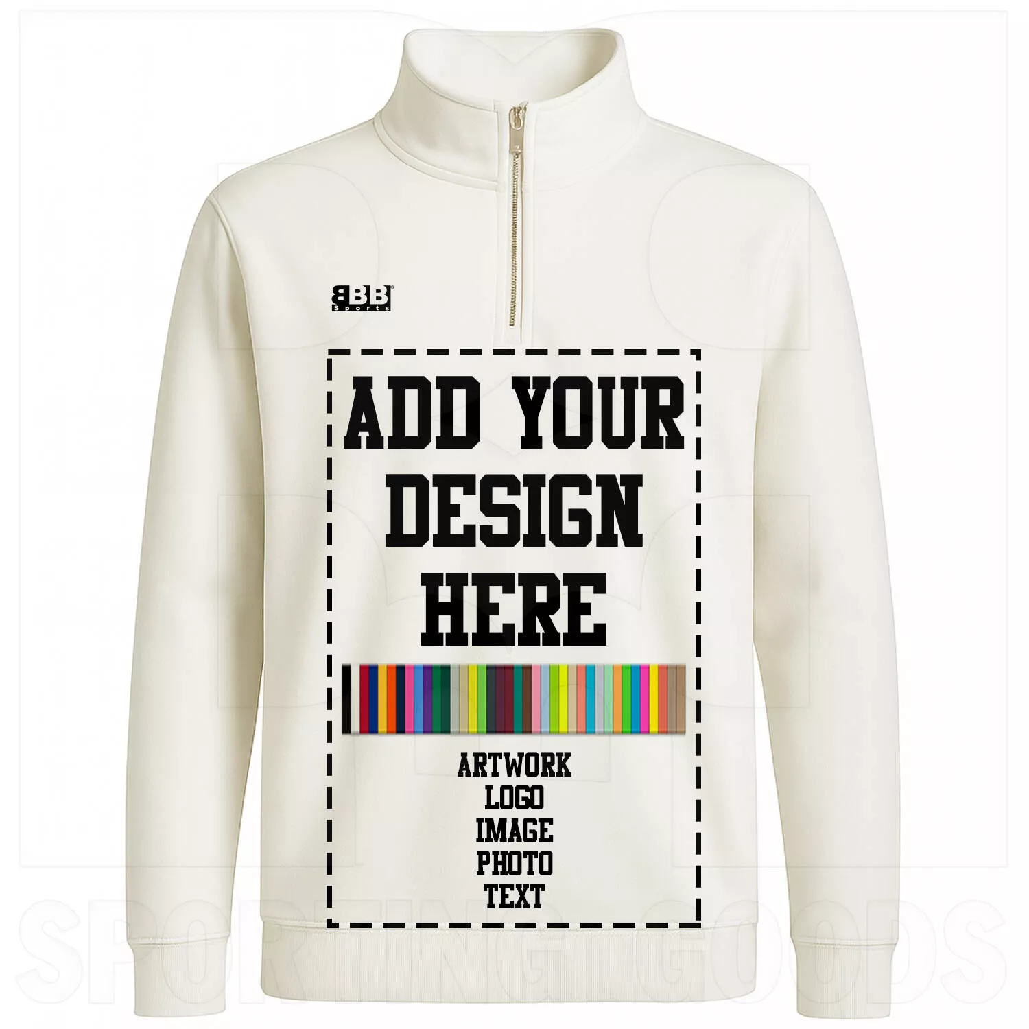 BBB Sports Custom Sublimated 1/4 Zipper Jacket