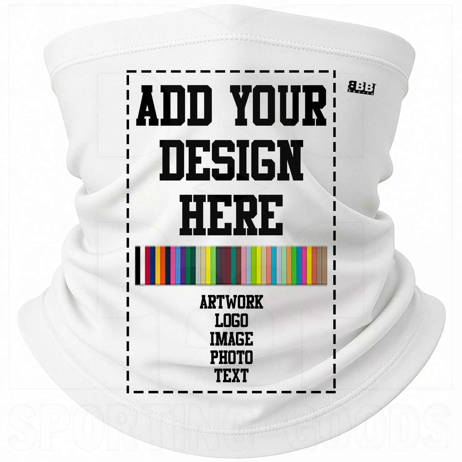 BBB Sports Custom Sublimated Bandana Neck Gaiter