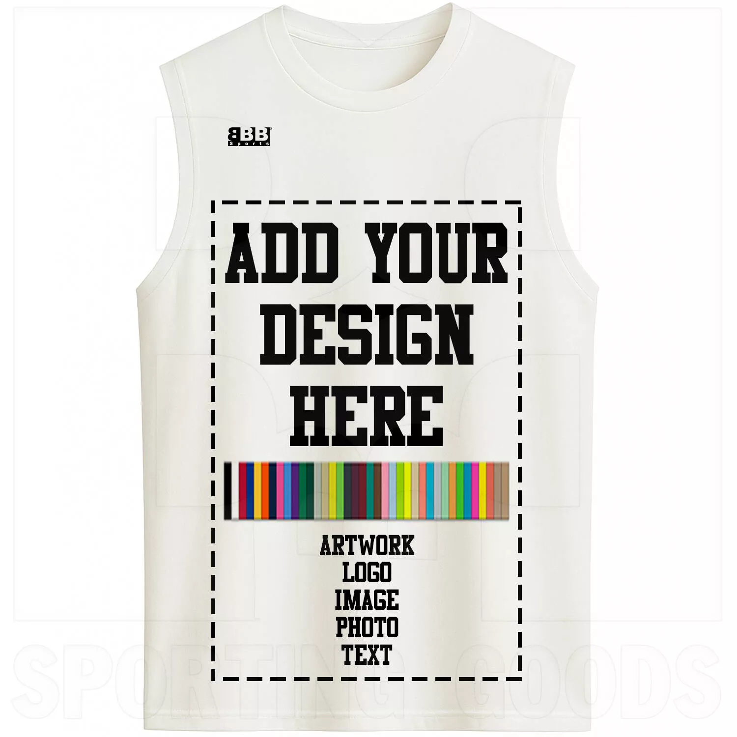 BBB Sports Custom Sublimated Sleeveless Crew Neck Shirt