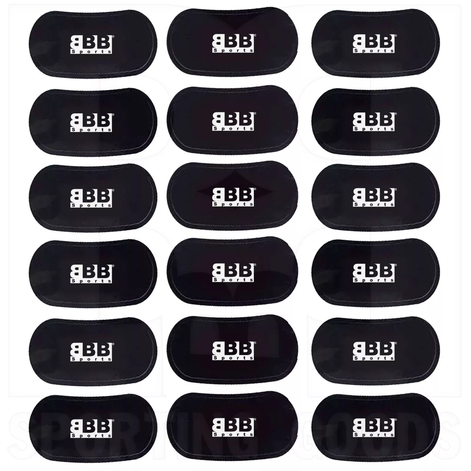 BBB Sports Eye Black Adhesive Stickers Black 9 Pair