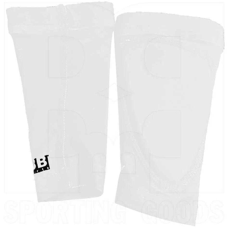 BBB Sports Padded Compression Forearm Sleeves Pair White