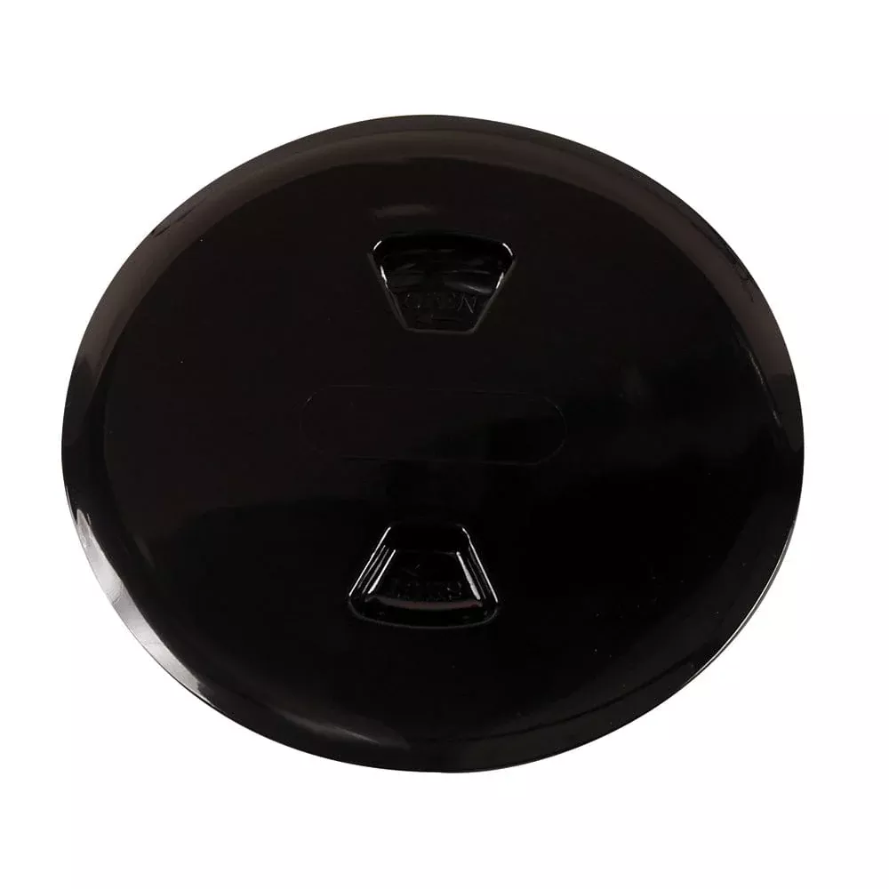 Beckson 5″ Twist-Out Deck Plate – Black