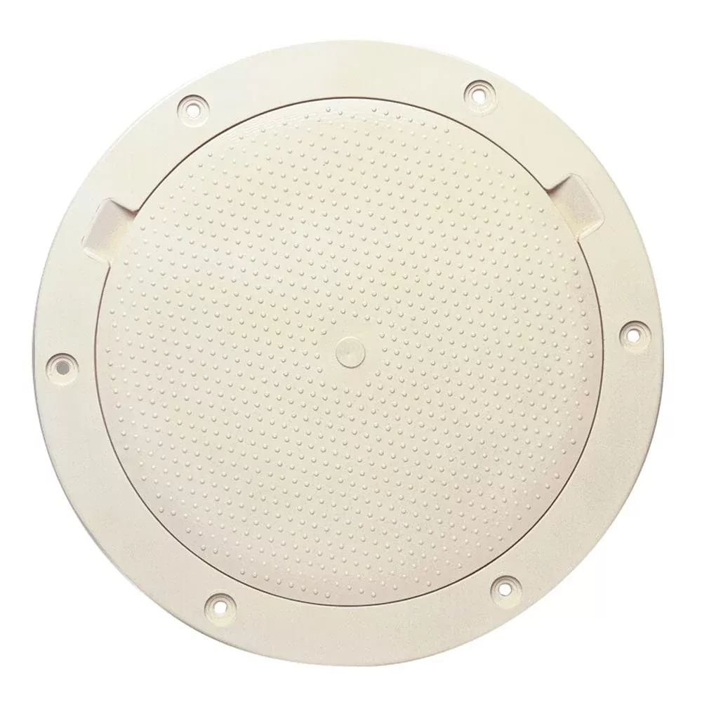 Beckson 8″ Non-Skid Pry-Out Deck Plate – Beige