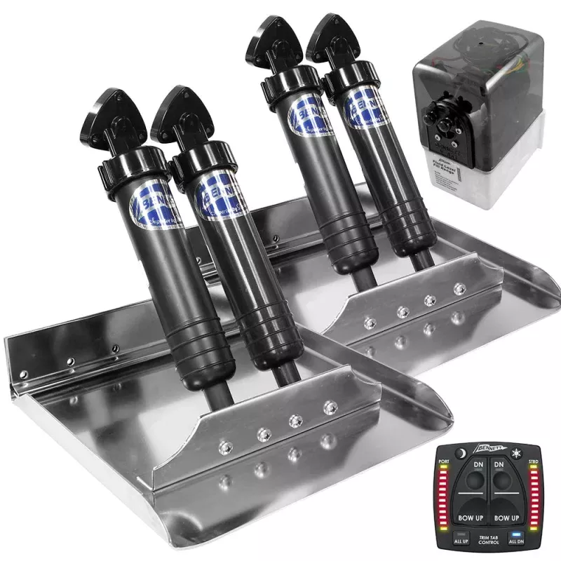 Bennett Marine 12×12 Sport Tab System w/One Box Indication