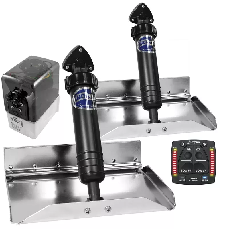 Bennett Marine 12×9 Sport Tab System w/One Box Indication