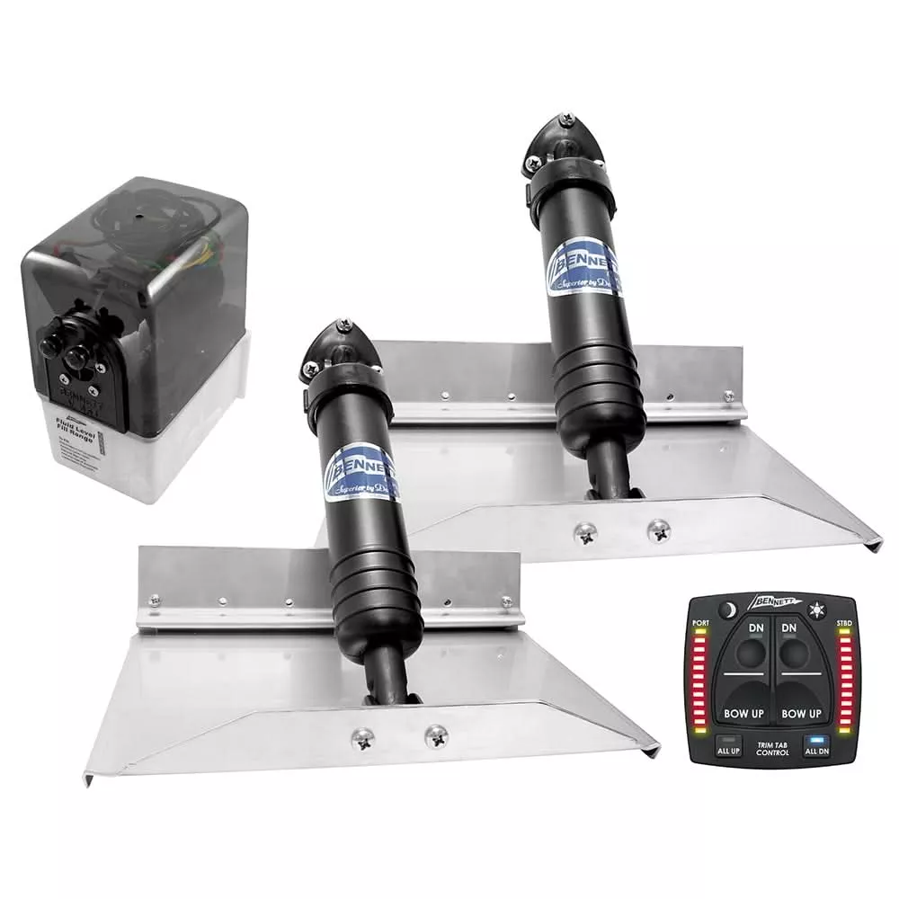 Bennett Marine 12×9 Hydraulic Trim Tab System w/One Box Indication [129OBI]