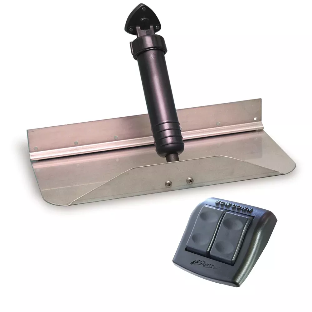 Bennett Trim Tab Kit 12″ x 9″ w/Euro Rocker Switch [129E]