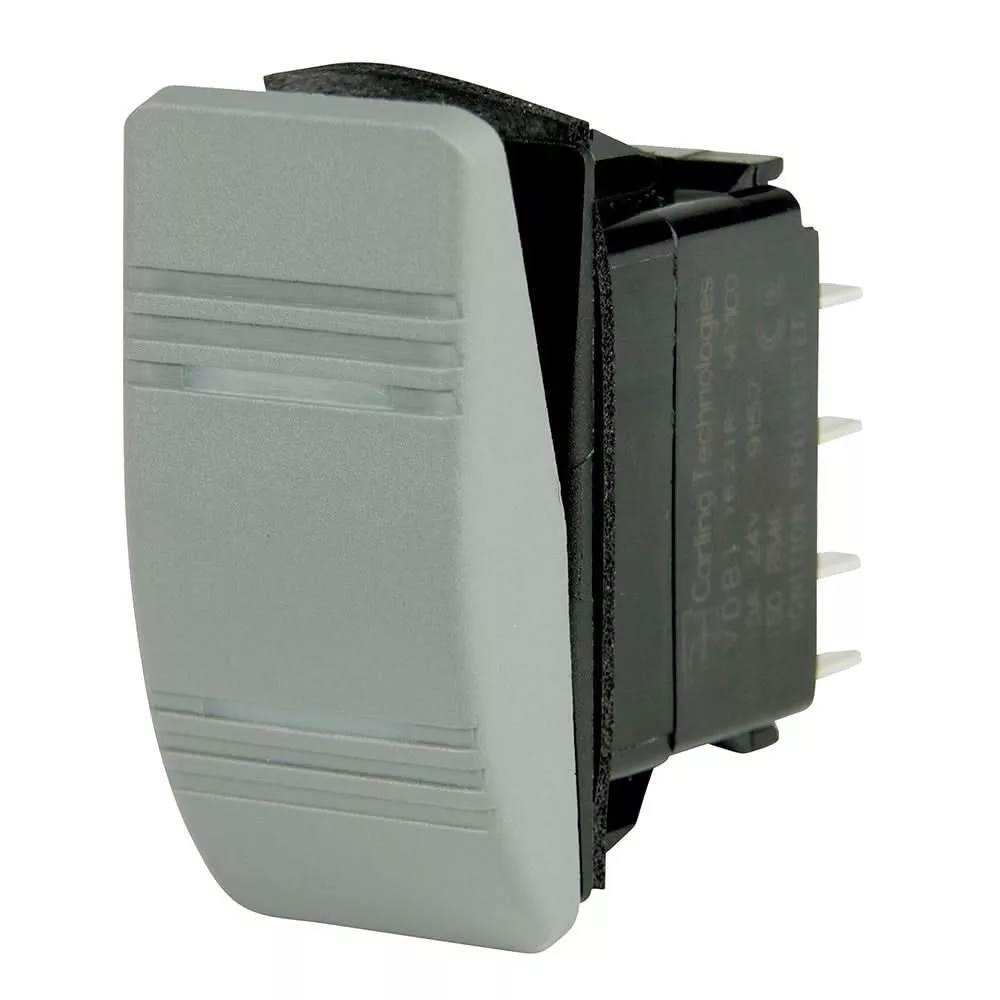 BEP DPDT Contura Switch – 2-Amber LEDs – Gray – ON/ON | 1001812