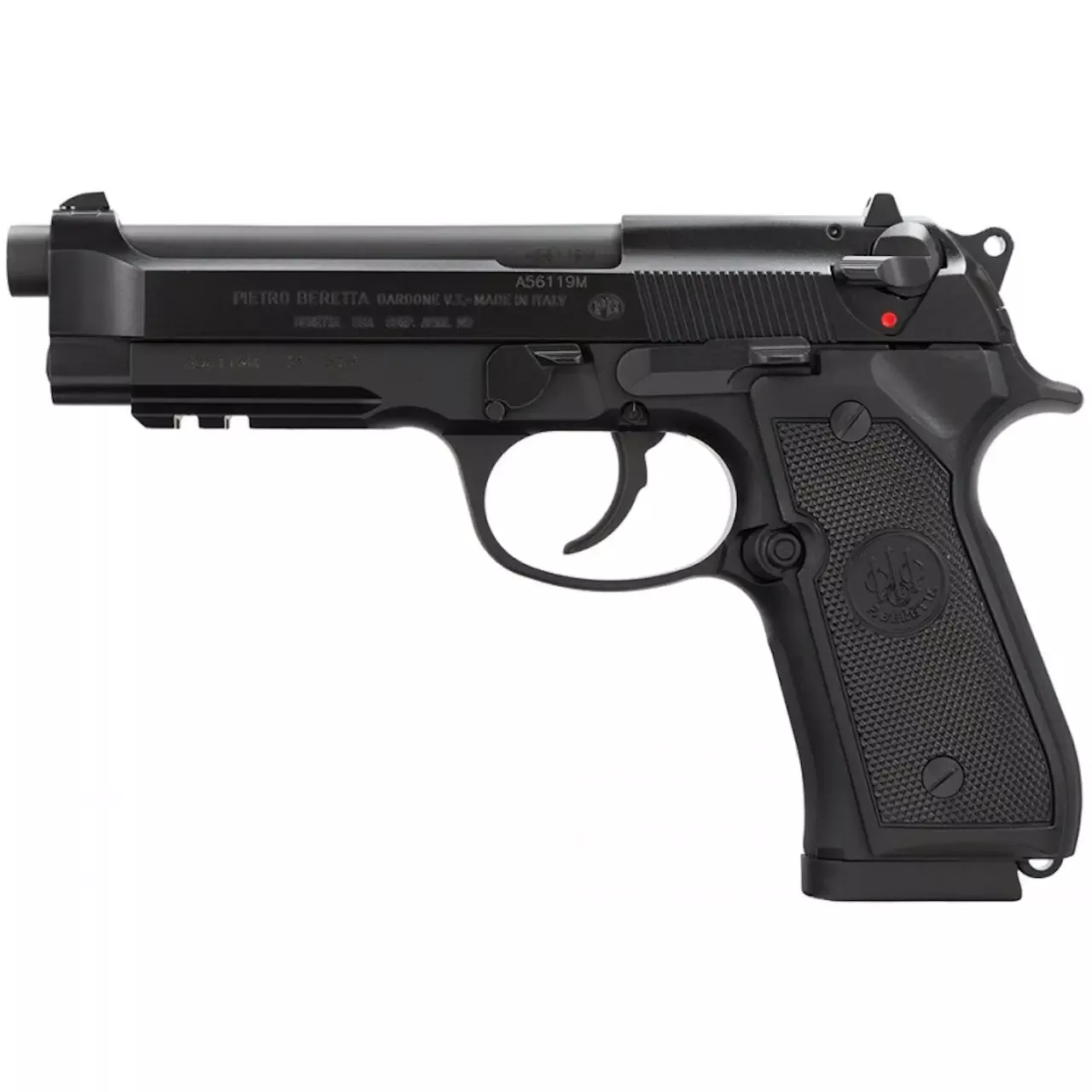 Beretta Model 96A1 .40 S&W 4.9″ BBL Bruniton Plastic Grips 12 Rds