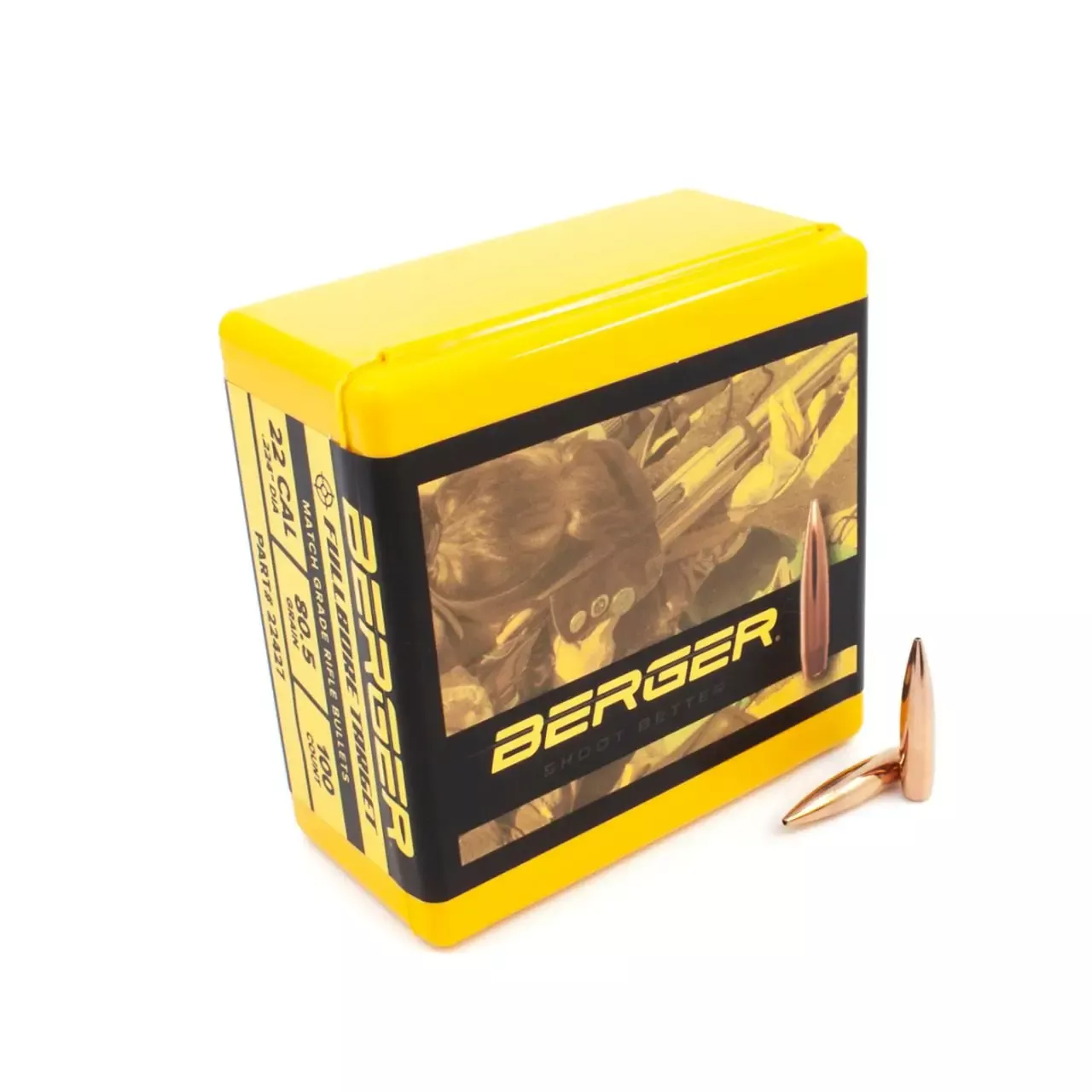 Berger Bullets FULLBORE Target 22 Caliber 80.5 Grain 100/Box