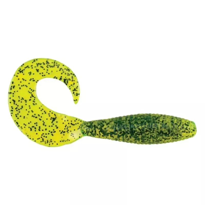Berkley PowerBait Power Grub - 2" Chartreuse Pepper