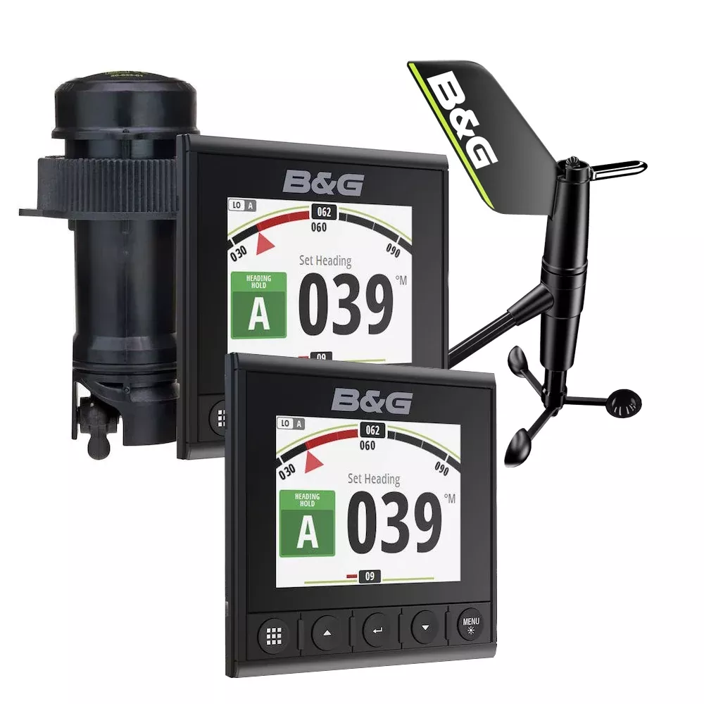 BG Triton2 Speed, DepthWireless Wind System Pack – 2 Triton2 4.1″ Color Display, DST810 Transducer, WS320 Wireless Wind SensorNMEA2000 Starter Kit [000-14957-002]