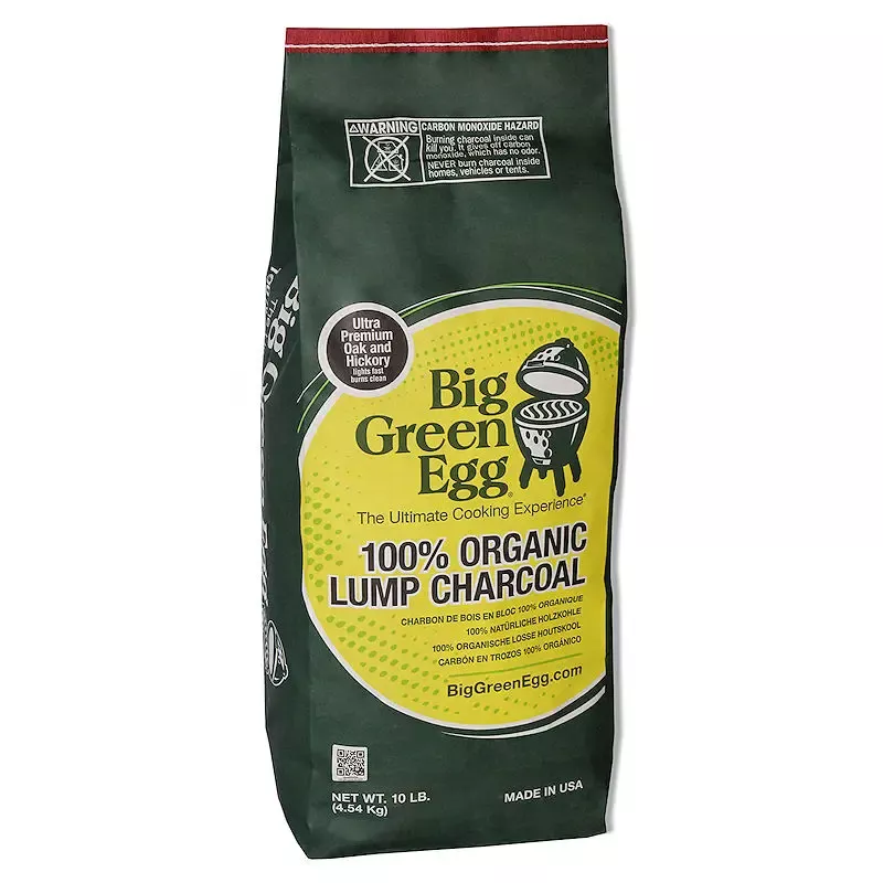 Big Green Egg Organic Lump Charcoal 20 lb Bag