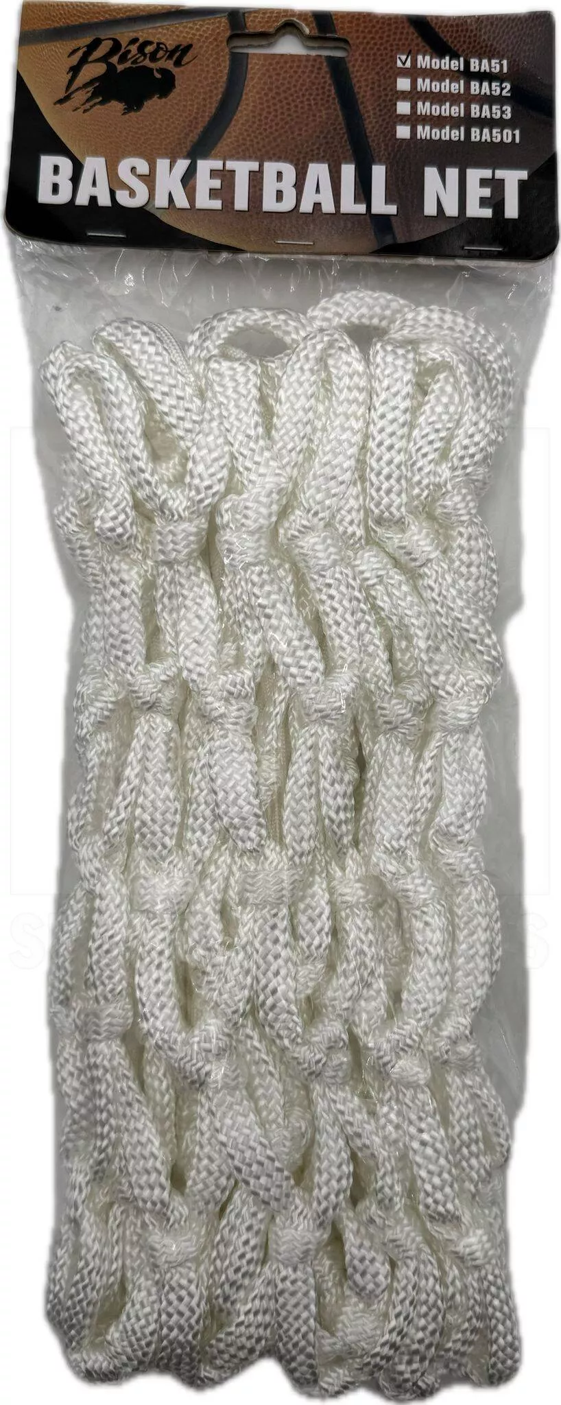 Bison Heavy Duty Anti-Whip Basketball Net White