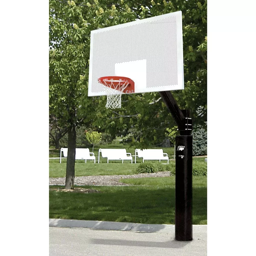 Bison Ultimate 42″ x 72″ Perforated Steel Fixed Height Basketball Hoop