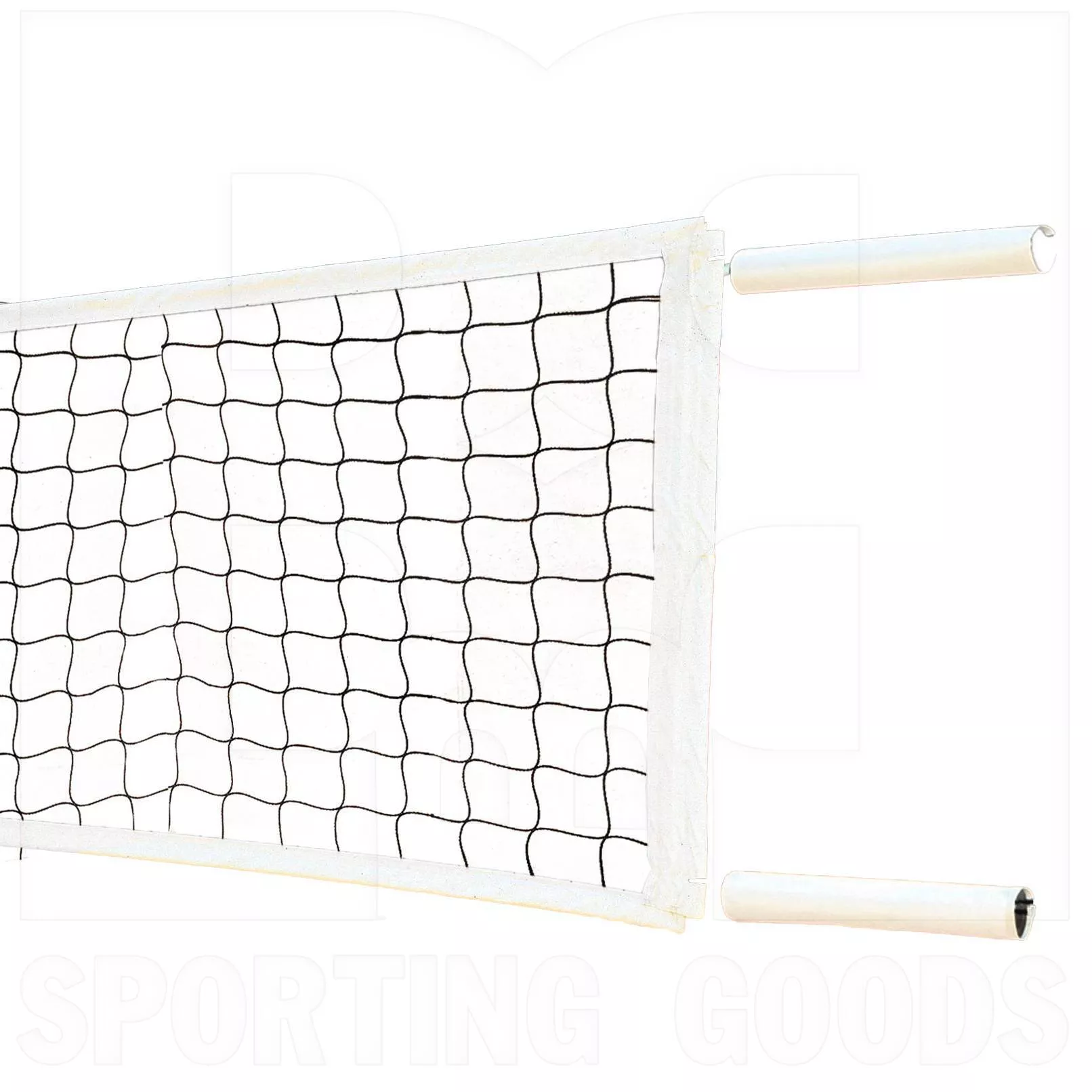 Bison Universal Competition Kevlar Volleyball Replacement Net White