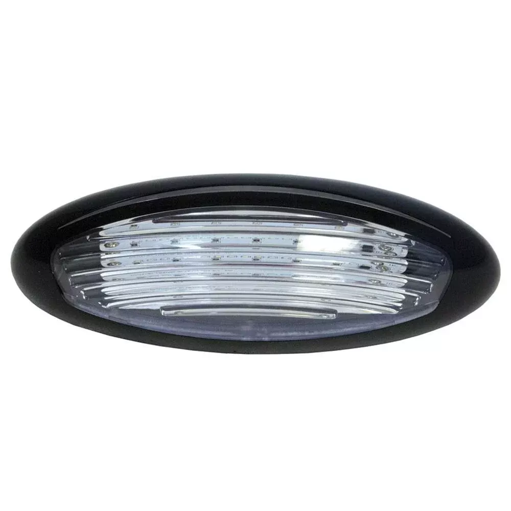 Black LED Exterior Porch Light, Surface Mount