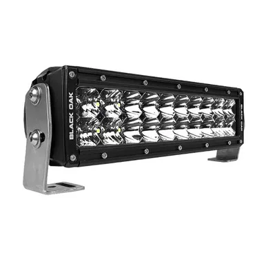Black Oak 10" Black Double Row Combo LED Bar