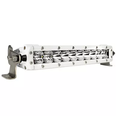 Black Oak 10" White Single Row Combo LED Bar